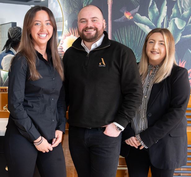 The Aspire Trade Services office team in Edinburgh